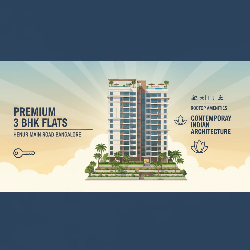 3 bhk luxury flats hennur main road hero