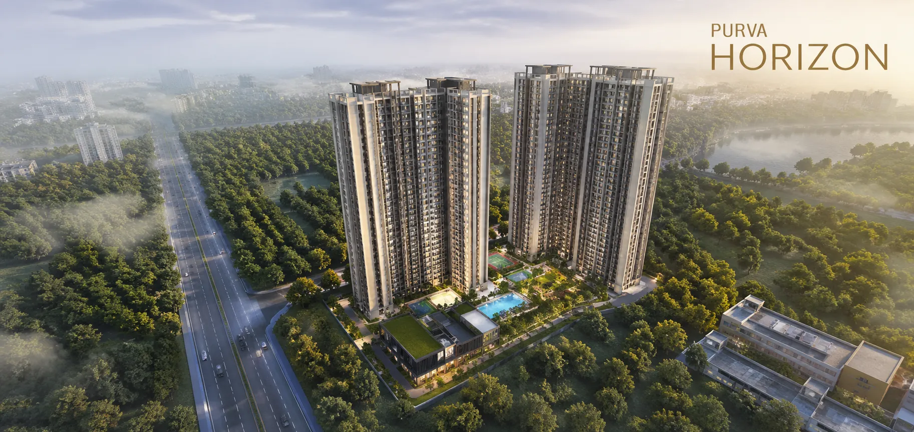 Purva Horizon Aerial View