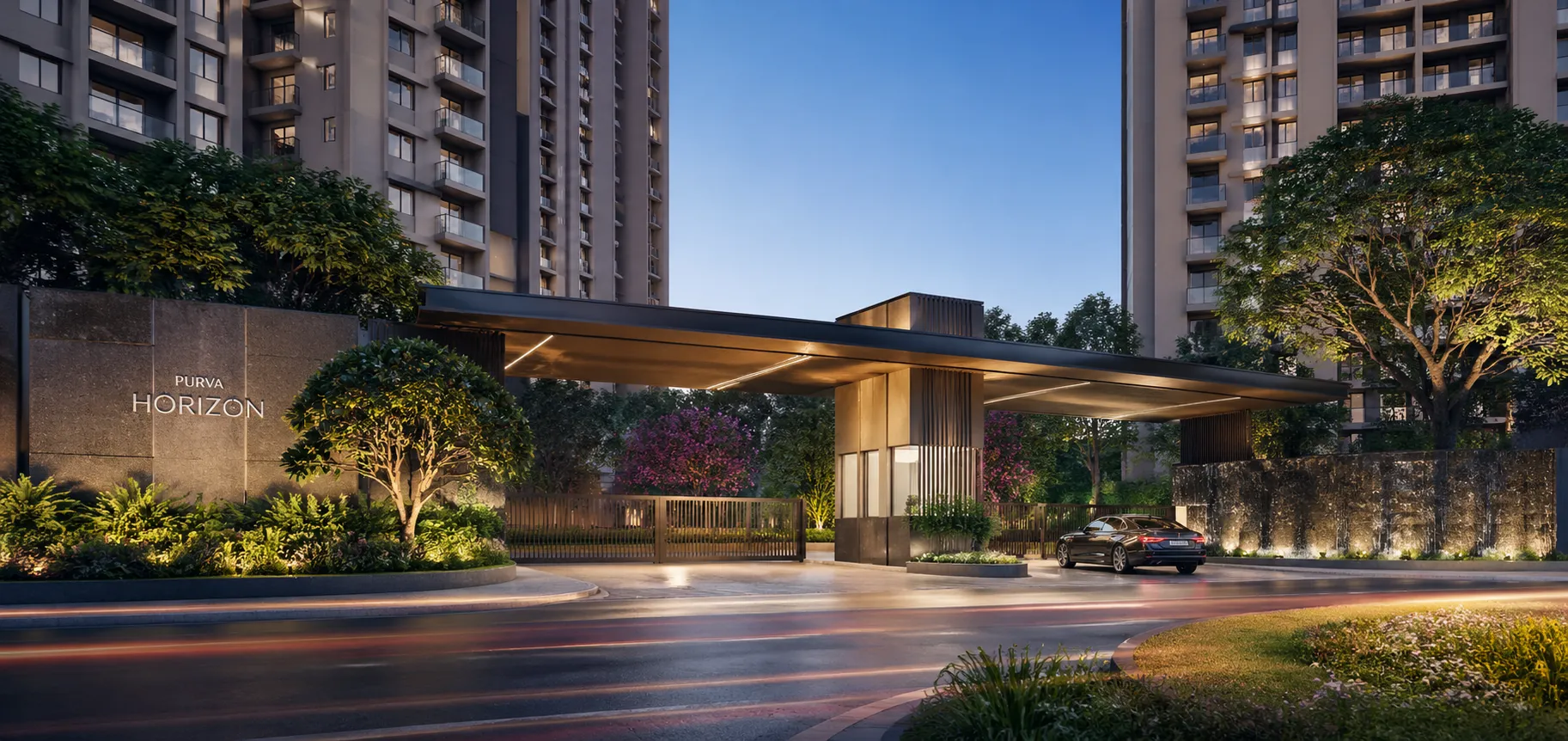 Purva Horizon Entrance View